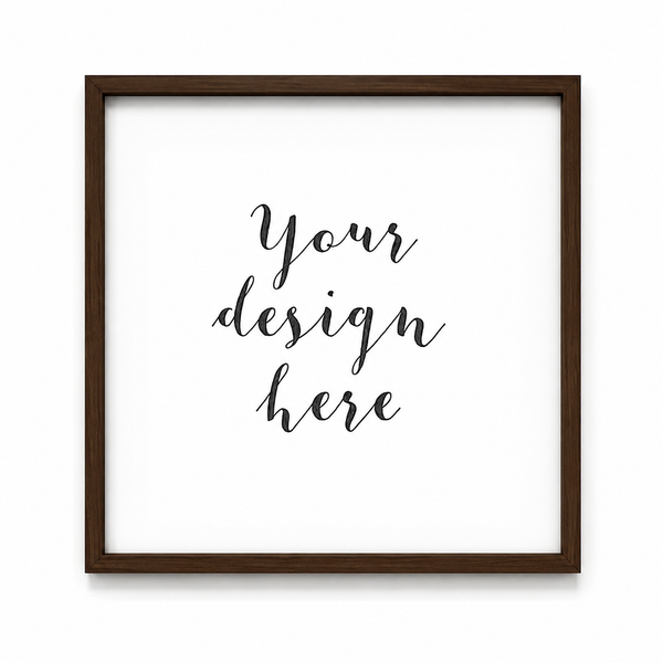 Square photo frame