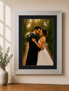 Slim Wooden 2 Inch Photo Frame