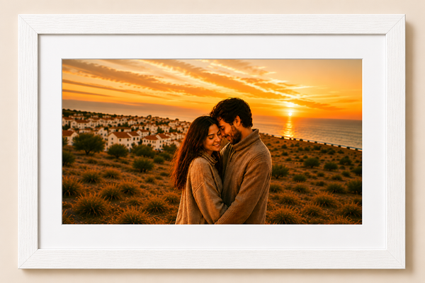 Wooden 1.25 Inch Photo Frame