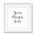 Square photo frame