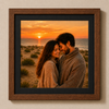 Slim Wooden 0.5 Inch Photo Frame