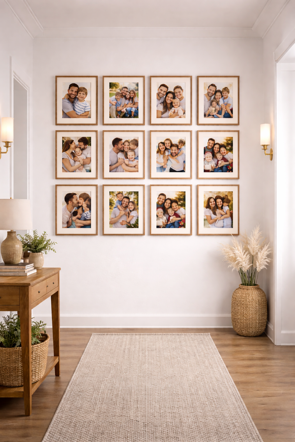 Metal Frame Gallery Wall