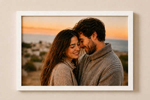 Slim Wooden 0.5 Inch Photo Frame