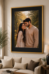 Premium Royal Gold Metal Photo Frame | Elegant Aluminum Picture Frame for Wall Decor, Photos, Artwork & Certificates