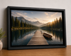 Pure Wood Floating Frame
