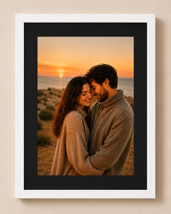 Slim Wooden 0.5 Inch Photo Frame