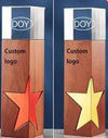 Wood with Acrylic standee