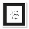 Square photo frame
