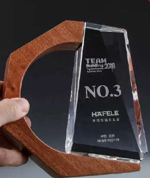 Wood with Acrylic standee