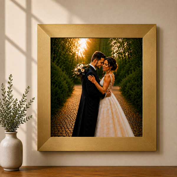 Slim Wooden 2 Inch Photo Frame