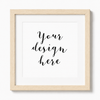 Square photo frame