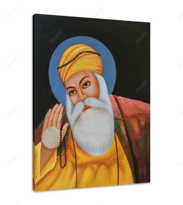 Guru Nanak Dev ji Giving Blessing Wall painting