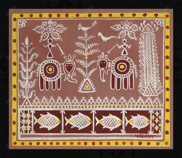 Jamini Roy Drawing