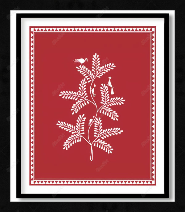 Modern Abstract Warli Art