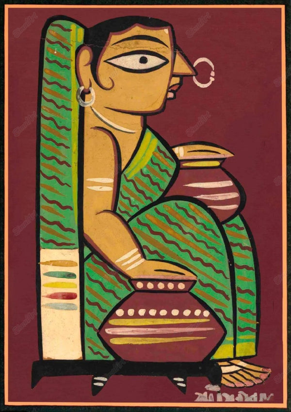 Woman With Water Pots