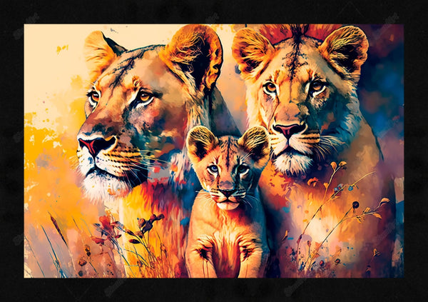 Lion Painting