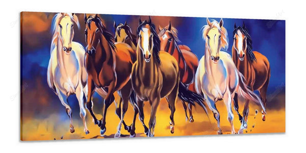 Seven Horses Painting
