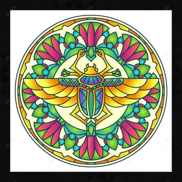 Painting On Round Canvas