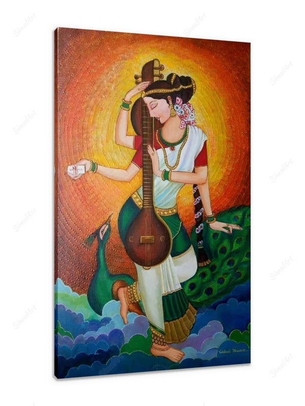 Saraswati Painting