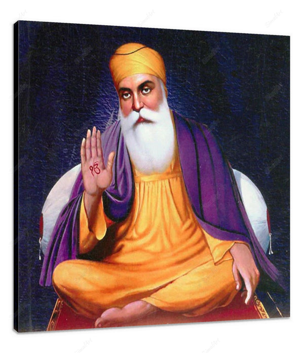 Guru Nanak Dev Ji Giving Blessing Exclusive Religious Self Adhes