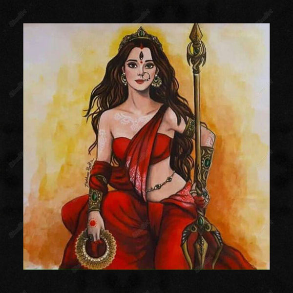 Maa durga painting
