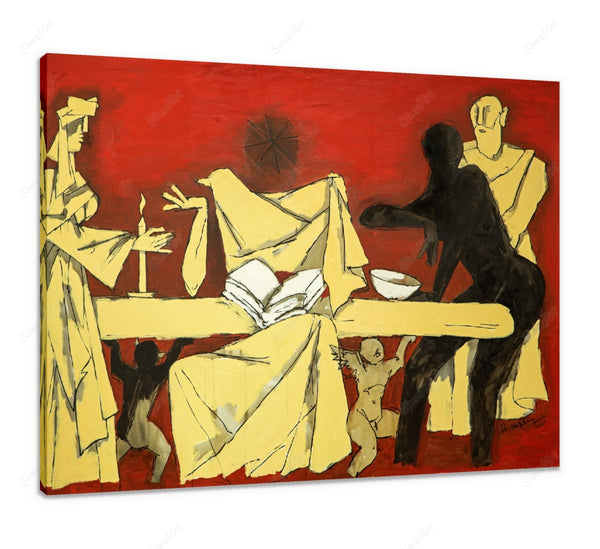 The Last Supper- A Famous Painting by Mf Husain