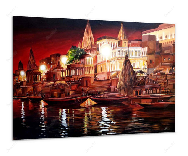 ghat Handmade Oil Painting