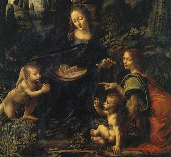 The Virgin of the Rocks.