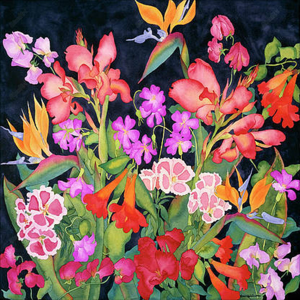 Abstract Flower Painting