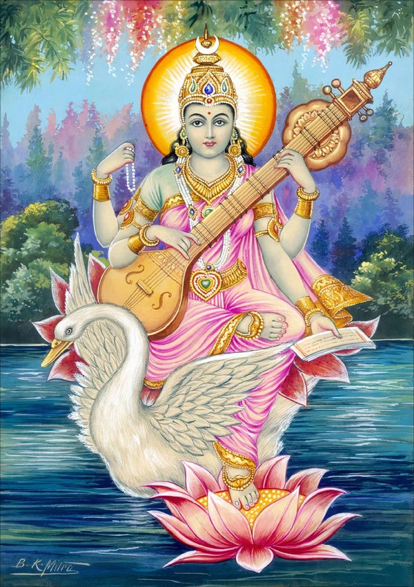 Saraswati Painting