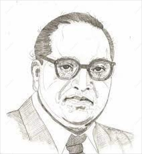 Dr Babasaheb Ambedkar Painting