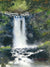 Waterfall Watercolor Painting