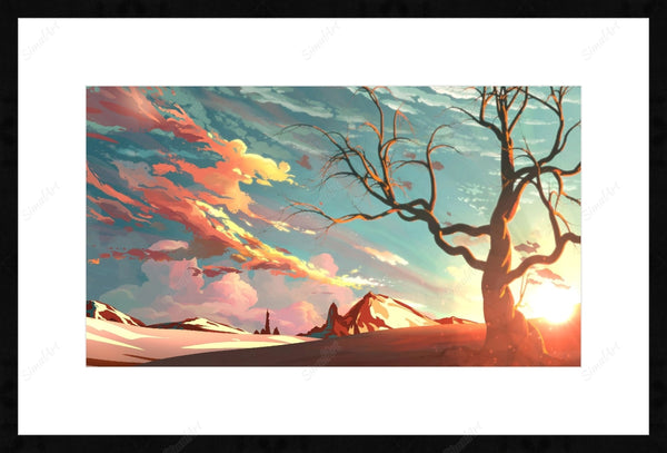 Abstract Landscape Painting