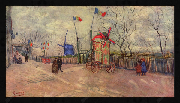 Street Scene In Montmartre
