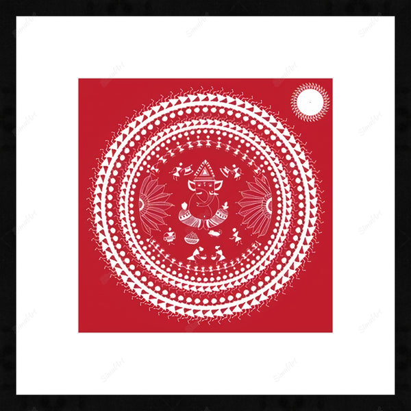 Warli Painting On Canvas