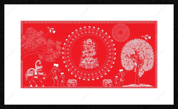 Warli Folk Painting