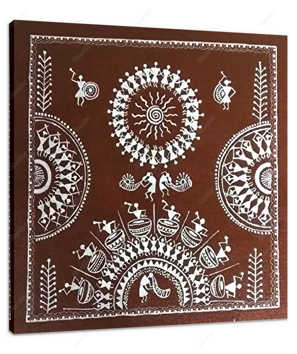 Modern Abstract Warli Art