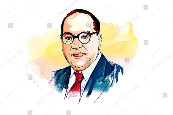 Ambedkar Digital Painting