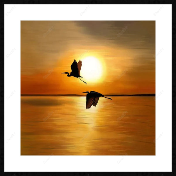 Sunrise painting