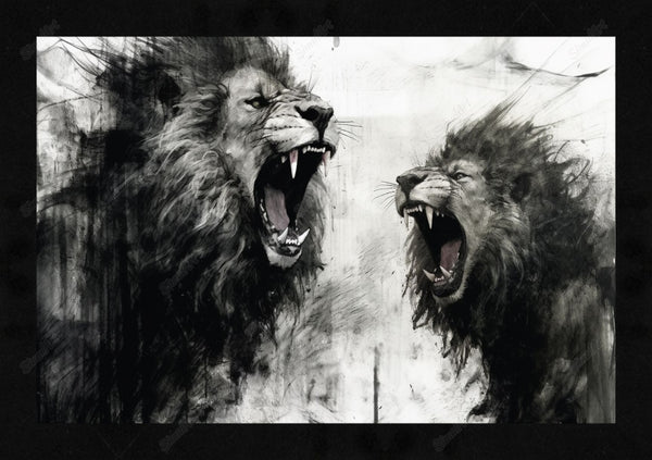 Lion Painting