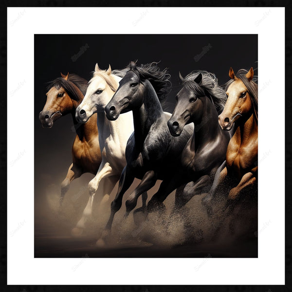 7 horse paintings