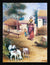 Village Watercolor Painting