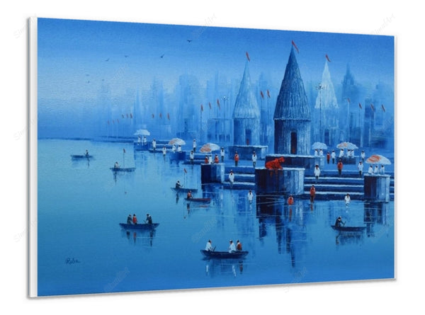 Ghat Handmade Oil Painting