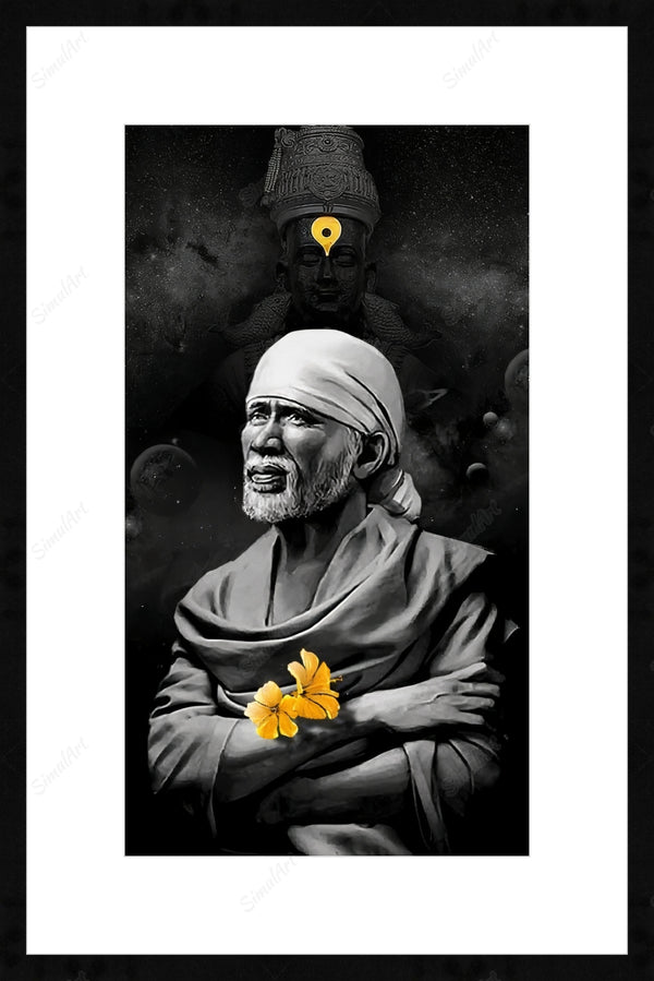 Sai Baba Big Canvas Painting