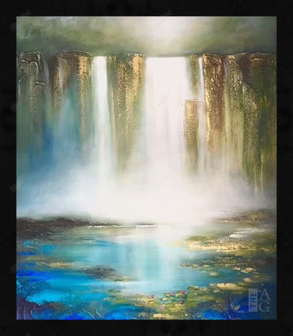 Abstract Waterfall