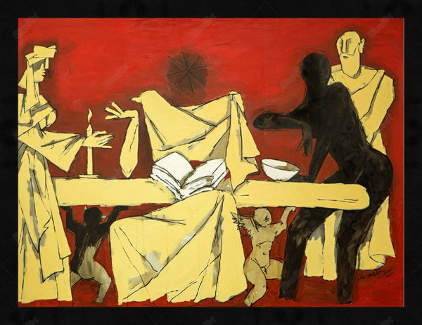 The Last Supper- A Famous Painting by Mf Husain