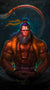 Hanuman Big Canvas Painting