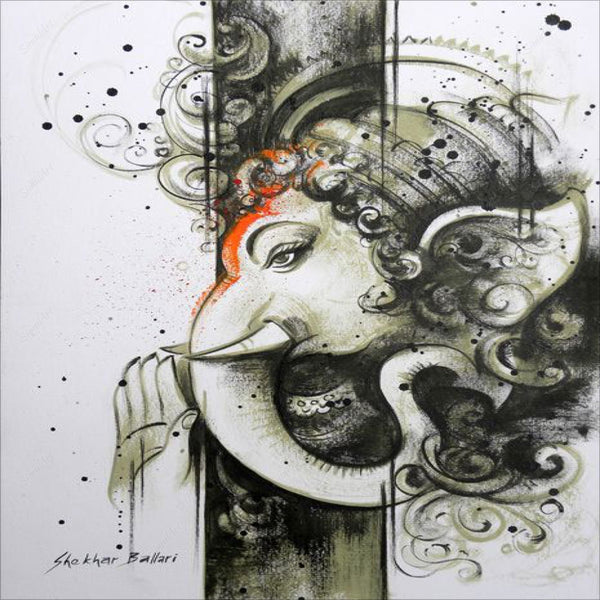 Ganesha Painting New