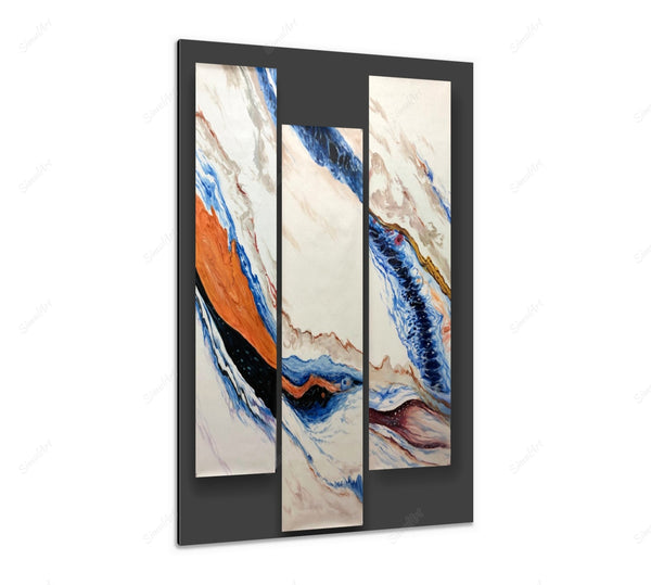 abstract handmade wall painting