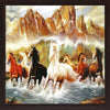 7 Running Horses Painting Vastu
